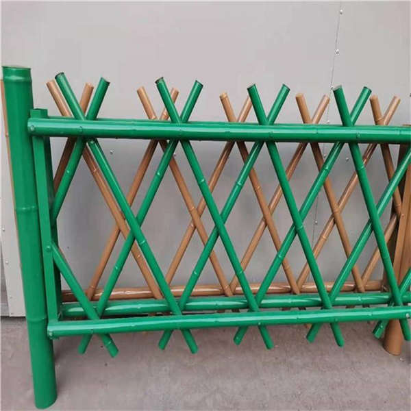 水泥仿竹護欄 園林隔離柵 亭子竹籬笆防護網(wǎng)泓宸輝棕色綠色